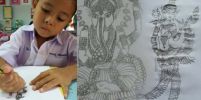 อัศจรรย์ !! น้องไอซ์ เด็กป.1 อายุ 6 ขวบ ฝีมือวาดภาพเทียบเท่าผู้ใหญ่ โดยไม่มีใครสอน