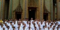 ปลงผมนาคเตรียมบวชถวายเป็นพระกุศล