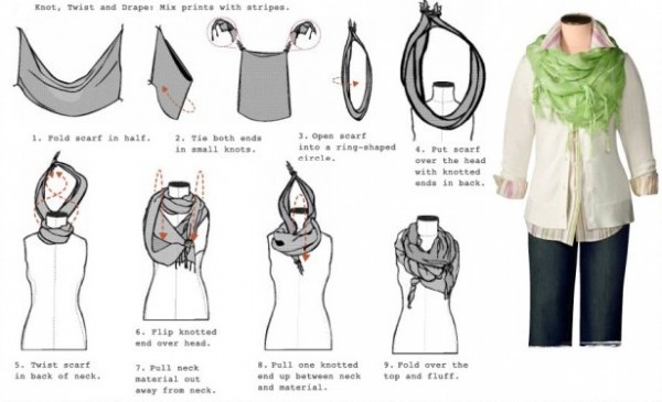 6 วิธีผูกผ้าพันคอ สวยชิค..รับลมหนาว
