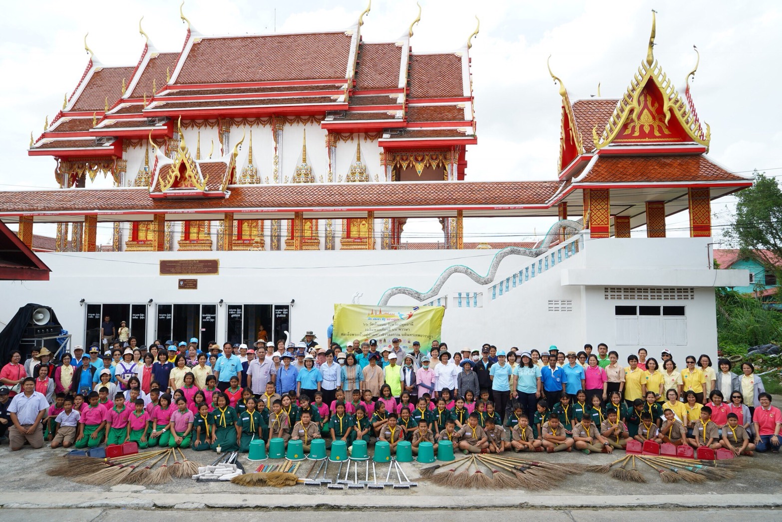 Big Cleaning day รวมใจทำความสะอาดวัดคลองสอง จ.ปทุมธานี