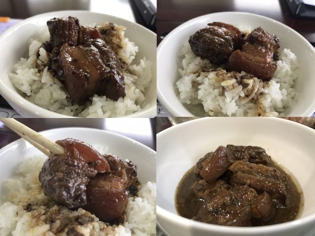 ข้าวคลุกกะปิกับหมูฮ้อง หมูนุ่ม รสหวานเค็ม พอดีคำ