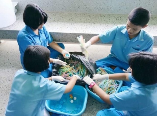 โรงเรียนเมืองกระบี่ โรงเรียนสิ่งแวดล้อมศึกษาเพื่อการพัฒนาที่ยั่งยืน(Eco-school) 7 ขั้นตอน
