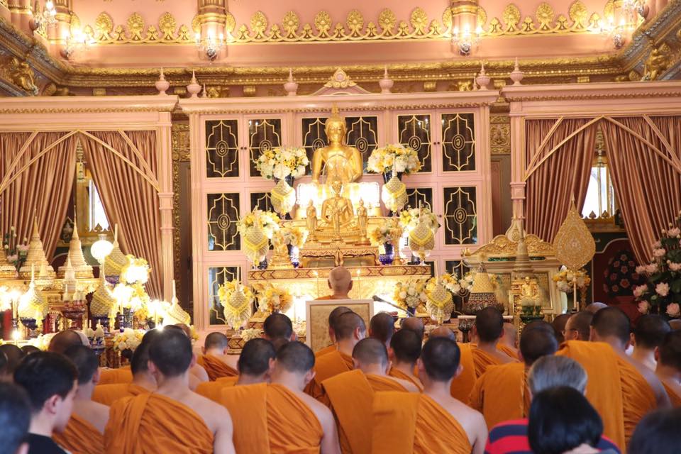 สมเด็จพระสังฆราชฯ นำพุทธบริษัทสวดพระพุทธมนต์ ถวายเป็นพระกุศลสมเด็จพระสังฆราชเจ้าฯ