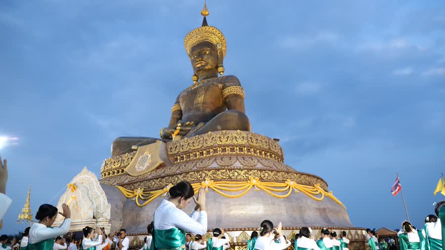 พิธีรำถวายพระคู่บ้านคู่เมือง งานประเพณีอุ้มพระดำน้ำ ประจำปี 62