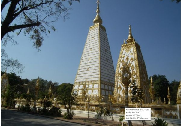 ไปชม! พระธาตุเจดีย์ศรีมหาโพธิ์หนึ่งเดียวในอีสาน ถอดแบบมาจากเจดีย์ที่พุทธคยา