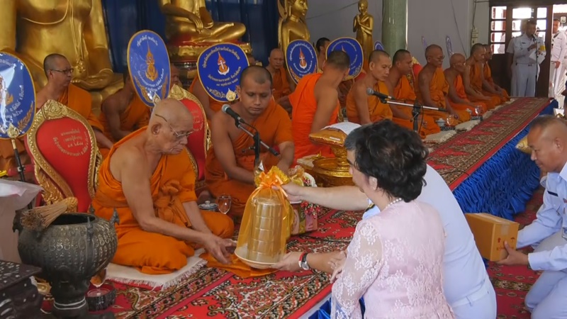 จ.ชัยนาท ร่วมกับ กองทัพเรือ นำผ้าพระกฐินทอดถวาย ณ วัดปากคลองมะขามเฒ่า อำเภอวัดสิงห์