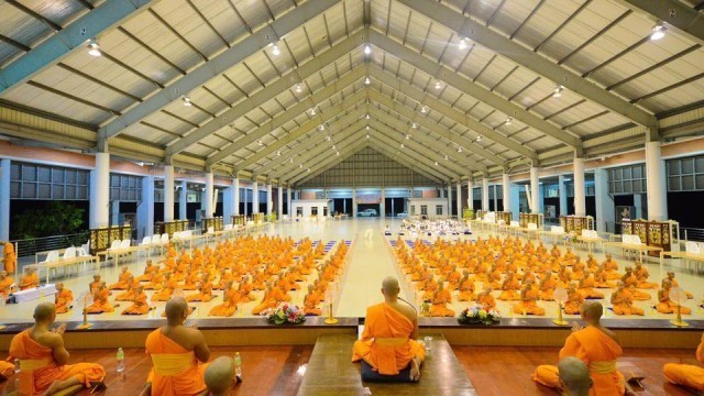 โรงเรียนเตรียมพุทธศาสตร์(ศูนย์การศึกษาเขาแก้วเสด็จ) จัดพิธีบุญวันพระ