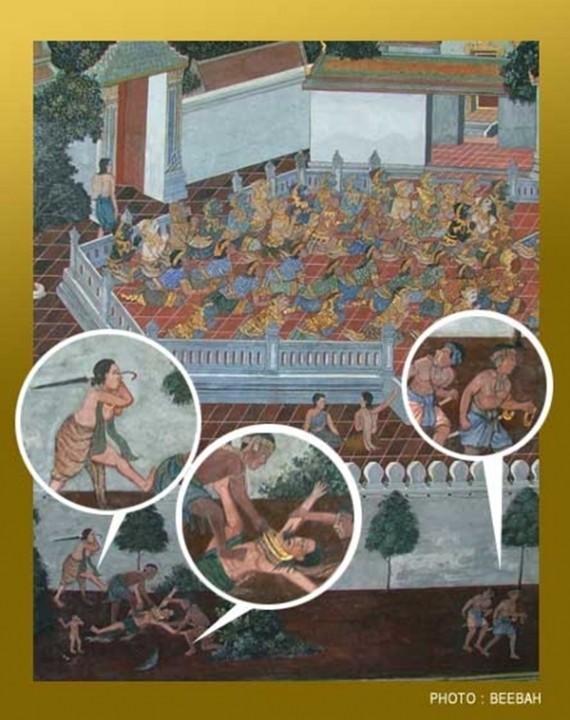 ไหว้พระวัดพระแก้วแล้ว แวะชมภาพจิตรกรรมฝาผนัง มุขขำระดับเซียน แฝงเนียนตา!! ไม่บอกไม่รู้นะเนี่ย