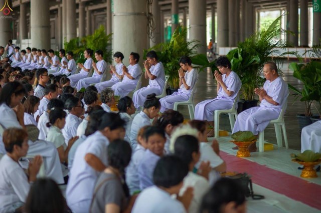 พิธีตัดปอยผมและปลงผมธรรมทายาท..พระพี่เลี้ยงรุ่นเข้าพรรษา ปี 2560