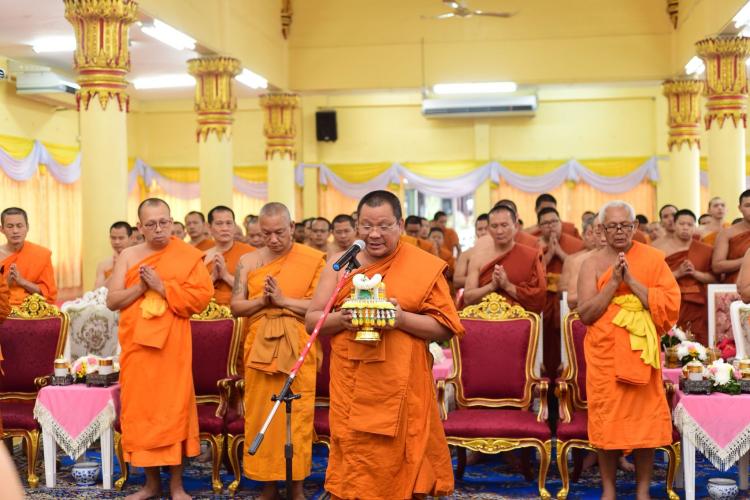 คณะสงฆ์เขตพระโขนง-บางนา จัดพิธีปฐมนิเทศพระนวกะ ปี 2561