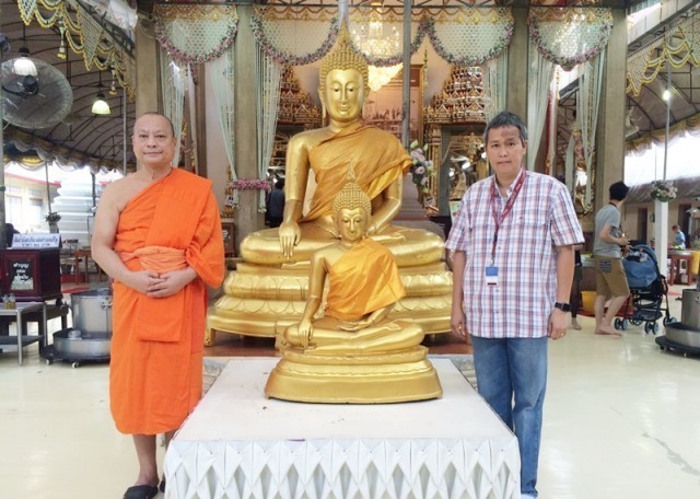 พิธี อัญเชิญ“หลวงพ่อโต” วัดบางพลีใหญ่ใน ร่วมในงาน “สบายใจไหว้พระดี เสริมบารมีปี 59 ”