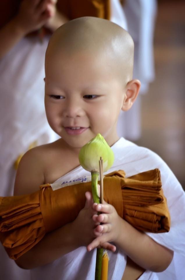 น่ารักน่าศรัทธา! สามเณร 'น้องกร วัดป่ามณีกาญจน์' บวชแล้ววานนี้