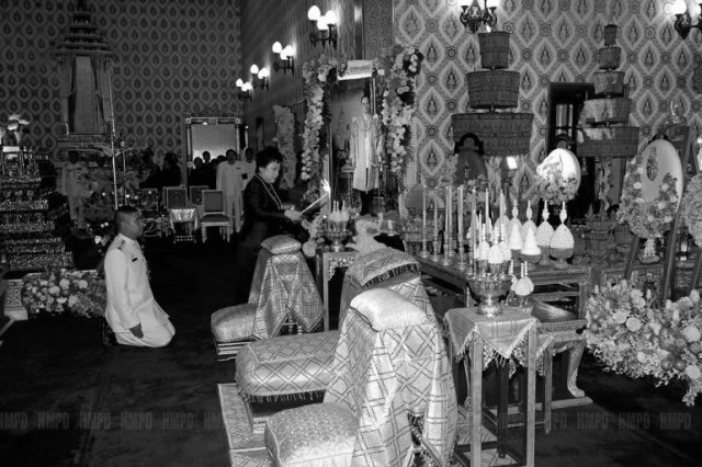 พระองค์โสมฯทรงบำเพ็ญพระราชกุศลสวดพระอภิธรรมพระบรมศพในหลวง ร.9