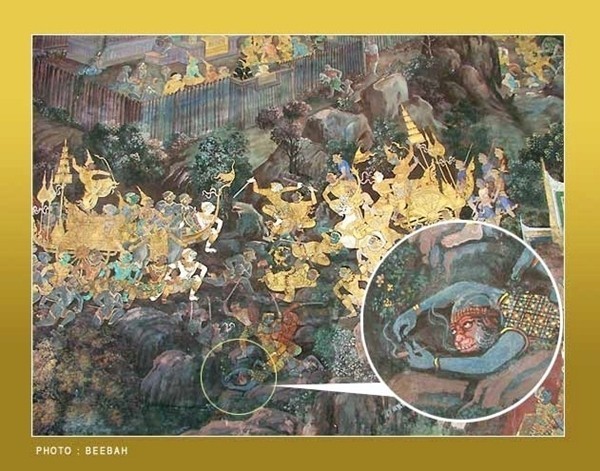 ไหว้พระวัดพระแก้วแล้ว แวะชมภาพจิตรกรรมฝาผนัง มุขขำระดับเซียน แฝงเนียนตา!! ไม่บอกไม่รู้นะเนี่ย
