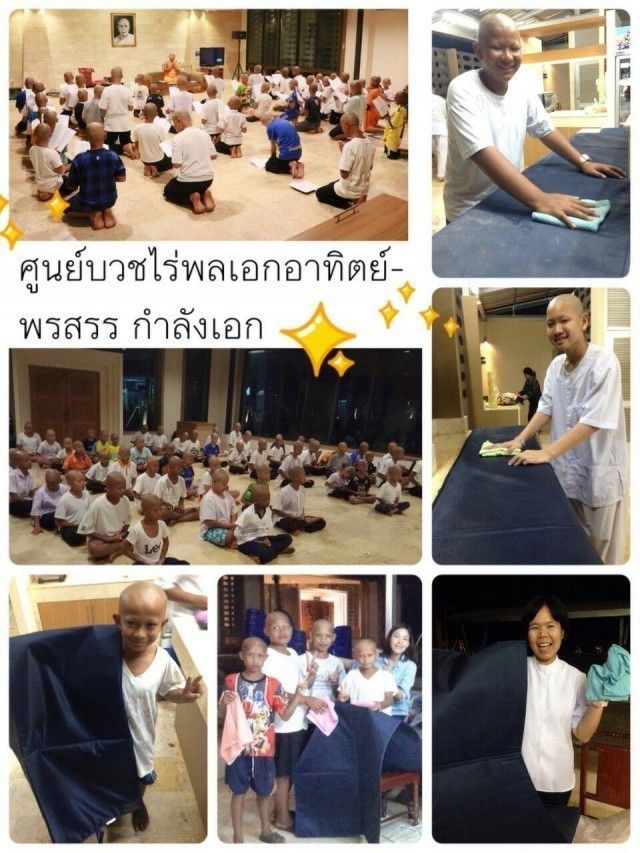 คึกคัก!ปิดเทอมน.ร.ชายไทยแห่บวชสามเณร ณ ศูนย์อบรมไร่พลเอกอาทิตย์-พรสรร กำลังเอก โคราช
