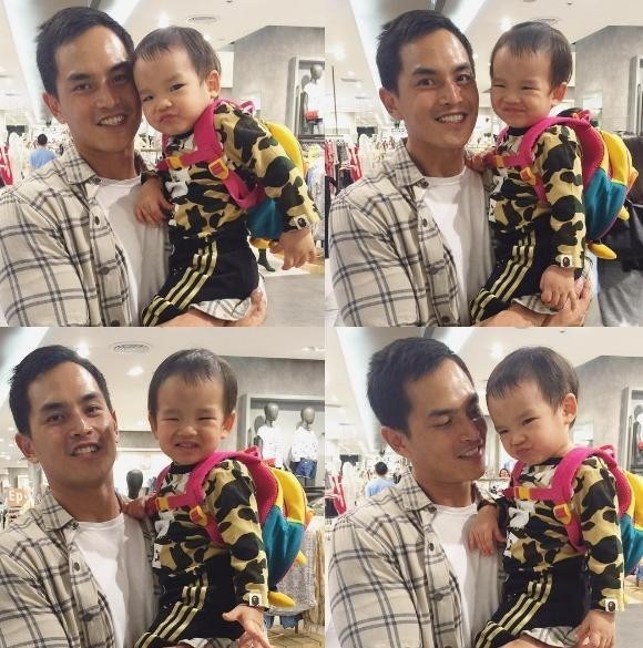 คุณพ่อ สงกรานต์ นึกสนุกจัดภาพตอนเด็กของ แอฟ ทักษอร และ ลูกสาวน้องปีใหม่