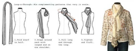 6 วิธีผูกผ้าพันคอ สวยชิค..รับลมหนาว