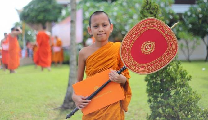 สมเด็จพระสังฆราชประทานพัดป.ธ.3เณรวัย14ปีเรียนป.ตรีอินเตอร์"มจร"