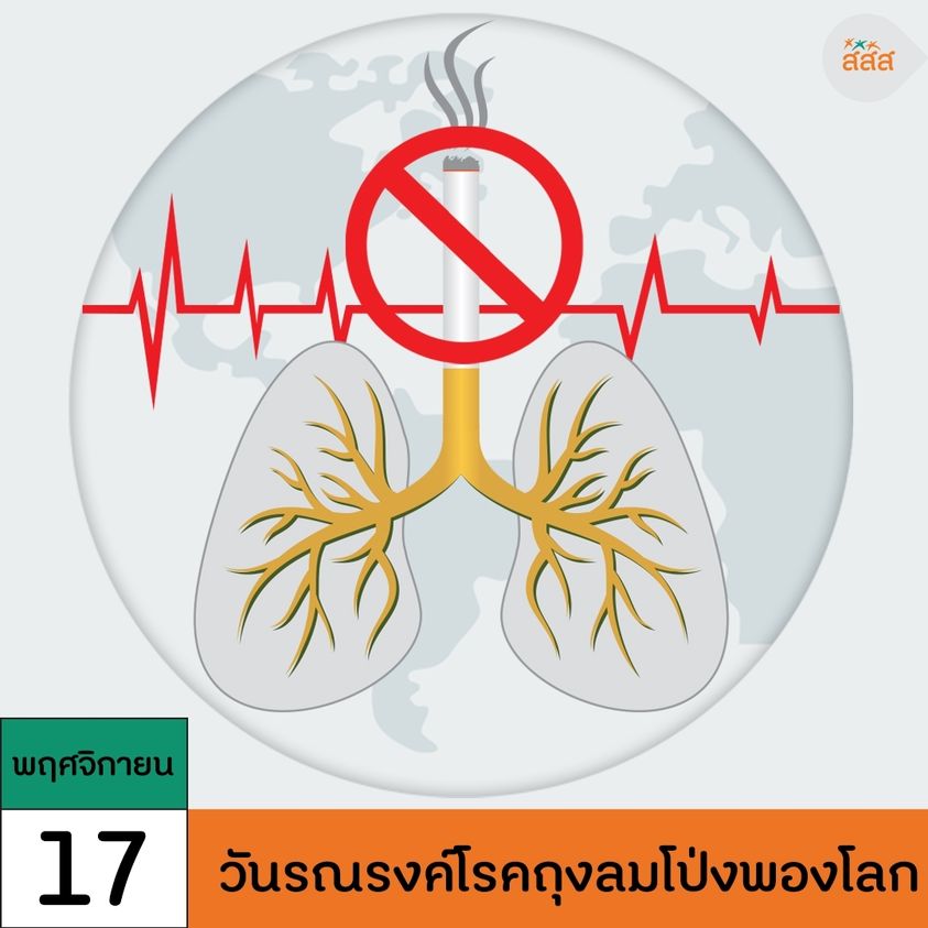 17 พฤศจิกายน วันรณรงค์โรคถุงลมโป่งพองโลก