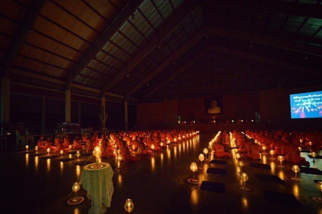 โรงเรียนเตรียมพุทธศาสตร์(ศูนย์การศึกษาเขาแก้วเสด็จ) จัดพิธีบุญวันพระ