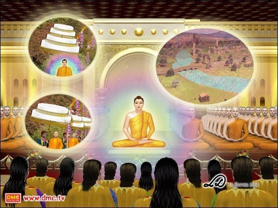 การโปรยดอกไม้ การประดับธง ต้อนรับพระภิกษุสงฆ์ การทำน้ำมนต์ มีมาตั้งแต่สมัยพุทธกาล..!!