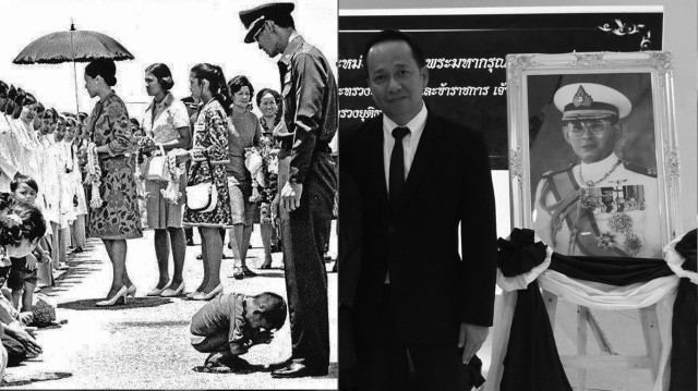 โซเชียลแชร์คำพูดสุดประทับใจจาก 'คุณพยุงศักดิ์' เด็กน้อยในภาพก้มกราบพระบาทในหลวง ร.9