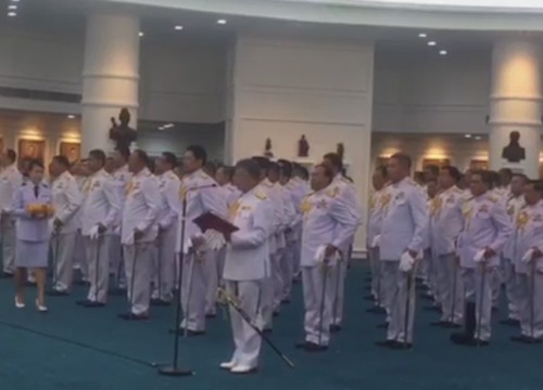 พิธีประดับเครื่องหมายยศ ยศนายพลใหม่ สังกัดกองบัญชากองทัพไทย