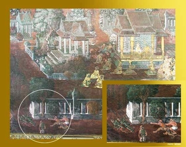 ไหว้พระวัดพระแก้วแล้ว แวะชมภาพจิตรกรรมฝาผนัง มุขขำระดับเซียน แฝงเนียนตา!! ไม่บอกไม่รู้นะเนี่ย