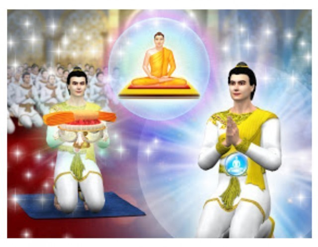 จุดกำเนิดของการ"ทอดผ้าป่า "มาจากเทพธิดาบนสวรรค์ชั้นดาวดึงส์