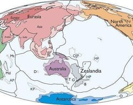 นักวิทยาศาสตร์เผยโลกมีทวีปที่ 8  อยู่ใกล้ออสเตรเลียเป็นทวีปเล็กที่สุด เรียกว่า ซีแลนเดีย