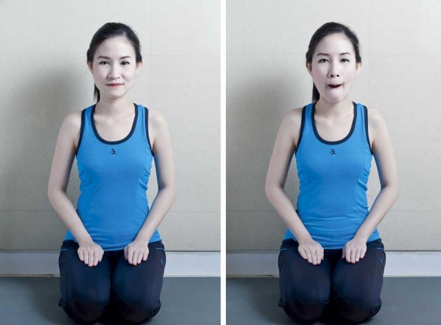 โยคะท่าห่อปาก แก้ปัญหารอยตีนกา