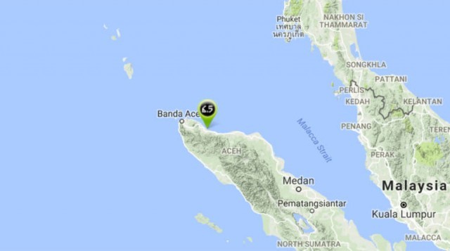 แผ่นดินไหวในทะเล 6.5 หัวเกาะสุมาตรา อินโดฯ สะเทือนถึง ภูเก็ต-หาดใหญ่