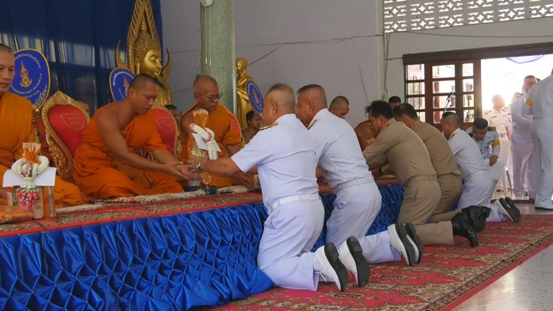 จ.ชัยนาท ร่วมกับ กองทัพเรือ นำผ้าพระกฐินทอดถวาย ณ วัดปากคลองมะขามเฒ่า อำเภอวัดสิงห์