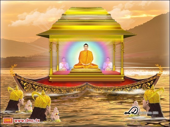 การโปรยดอกไม้ การประดับธง ต้อนรับพระภิกษุสงฆ์ การทำน้ำมนต์ มีมาตั้งแต่สมัยพุทธกาล..!!