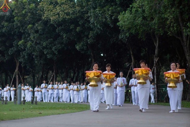 พิธีบรรพชาอุปสมบทหมู่ธทย.ระดับอุดมศึกษารุ่น44และรุ่นIDOP Winter 2 ณ วัดพระธรรมกาย