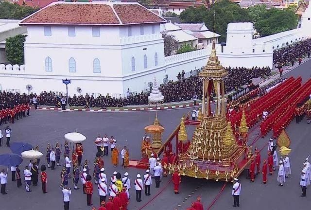 ชมประมวลภาพริ้วขบวนที่ 2 พระราชพิธีถวายพระเพลิงพระบรมศพ ในหลวง รัชกาลที่ 9