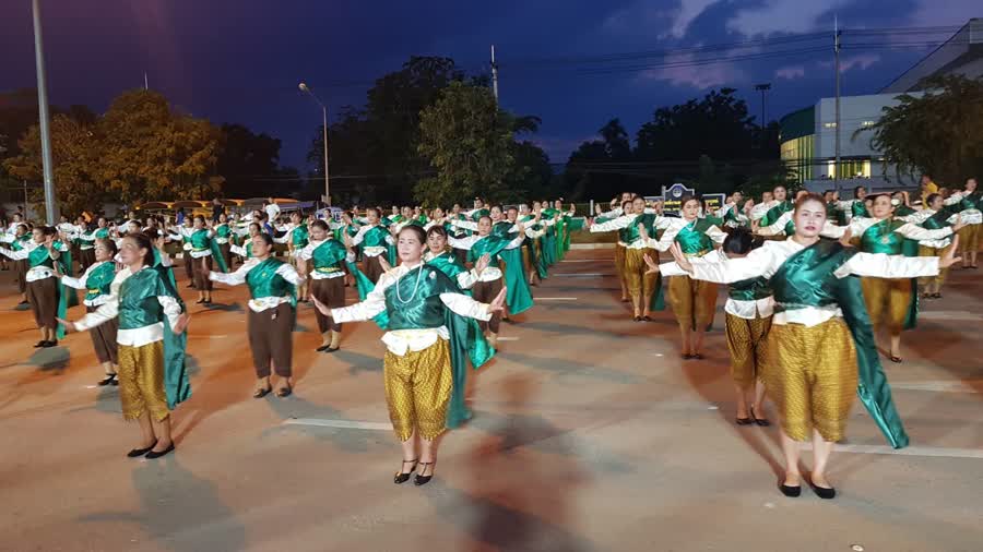 พิธีรำถวายพระคู่บ้านคู่เมือง งานประเพณีอุ้มพระดำน้ำ ประจำปี 62