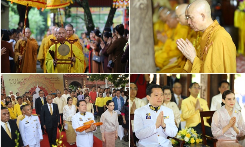 กต.อัญเชิญผ้าพระกฐินพระราชทาน ร.10 ทอดถวายครั้งแรกที่เวียดนาม