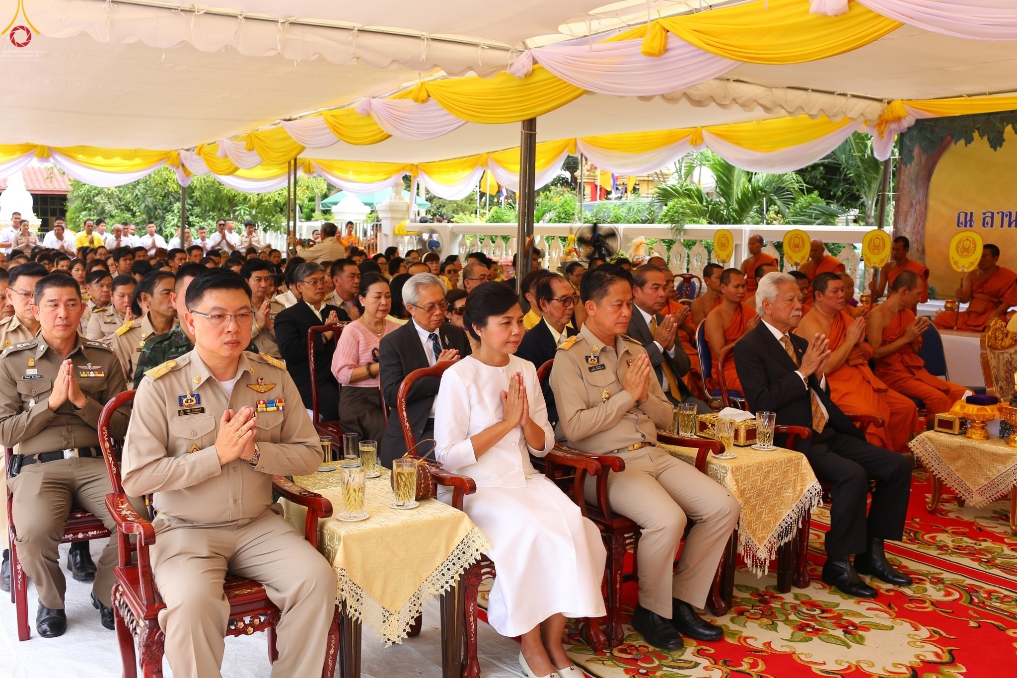 พิธีปลูกต้นพระศรีมหาโพธิ์  ณ วัดเขียนเขต (พระอารามหลวง)