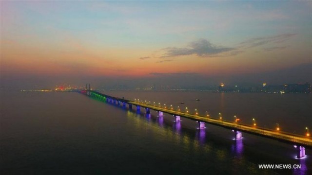 สะพานข้ามทะเล “ฮ่องกง-จูไห่-มาเก๊า” ที่ยาวที่สุดในโลก!!!