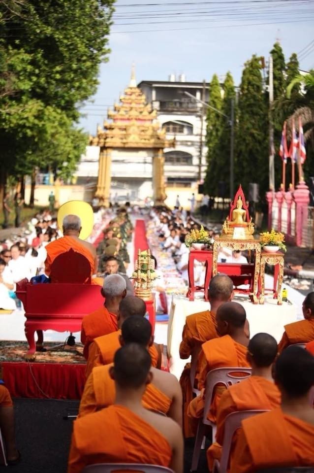 วัดพระธรรมกาย และคณะศิษยานุศิษย์ จัดพิธีถวายสังฆทาน 323 วัด 4 จังหวัดชายแดนภาคใต้ ปีที่ 14 ครั้งที่ 133 จ.ยะลา