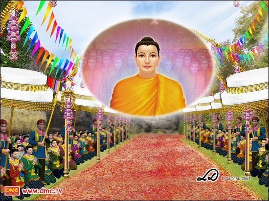 การโปรยดอกไม้ การประดับธง ต้อนรับพระภิกษุสงฆ์ การทำน้ำมนต์ มีมาตั้งแต่สมัยพุทธกาล..!!