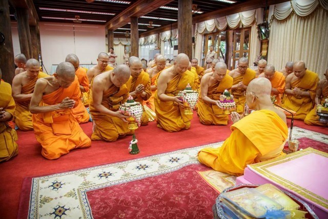 พระสงฆ์แน่นวัดปากน้ำ พร้อมใจถวายสักการะและทำสามีจิกรรมสมเด็จพระมหารัชมังคลาจารย์