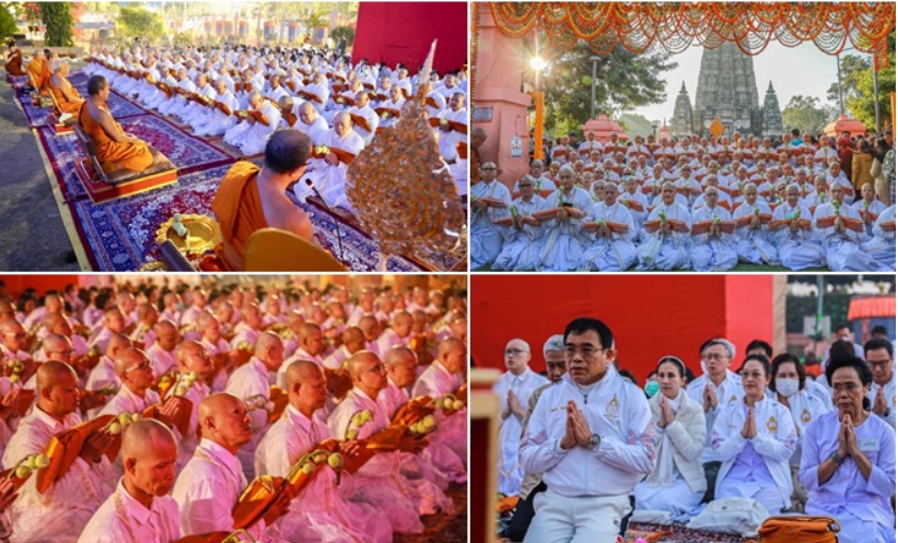 ประธานศาลฎีกาเป็นประธานในพิธีอุปสมบทและบวชเนกขัมมะศีลจาริณี ที่พุทธคยา