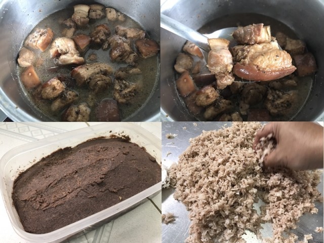 ข้าวคลุกกะปิกับหมูฮ้อง หมูนุ่ม รสหวานเค็ม พอดีคำ