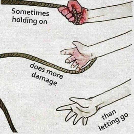 การปล่อยวาง -  let it go / letting go …