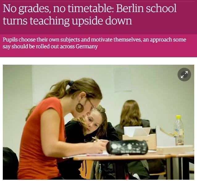 โรงเรียนที่น่าตื่นเต้นที่สุดในเยอรมัน ไม่มีเกรด ไม่มีตารางเรียน