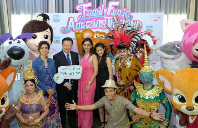 การท่องเที่ยวแห่งประเทศไทยรุกคืบท่องเที่ยว Family Fun in Amazing Thailand