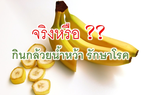 กินกล้วยนำหว้า  รักษา 7 โรคร้ายได้จริงหรือ ???