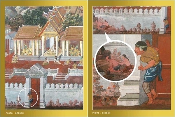 ไหว้พระวัดพระแก้วแล้ว แวะชมภาพจิตรกรรมฝาผนัง มุขขำระดับเซียน แฝงเนียนตา!! ไม่บอกไม่รู้นะเนี่ย